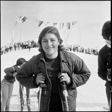 Yvonne Ruegg, skier 1960