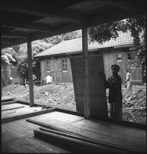 Barrack camp 1944: Construction