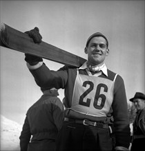 Fritz Tschannen, ski jumper and musician 1950