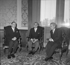 Ludwig von Moos, Necmettin Tuncel and Roger Bonvin 1967