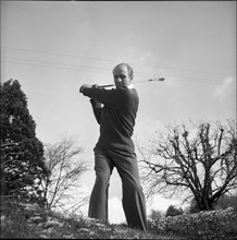 Hans-Martin Trepp, ice-hockey player ca. 1960