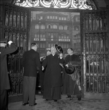 Nuncio Gustavo Testa in Switzerland 1954