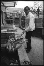 Jules Jäger, owner retaurant Fischerzunft, Schaffhausen 1969