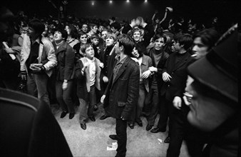 Fans at Rolling Stones concert at Hallenstadion, Zurich 1967