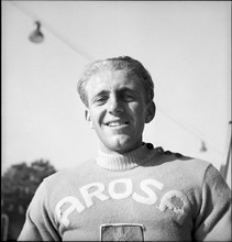 Hans-Martin Trepp, ice-hockey player ca. 1948