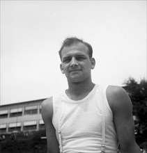 Melchior Thalmann, athlete ca. 1950