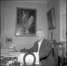 Painter Theo Glinz around 1947