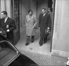 Field Marshal Montgomery in Zurich, 1949