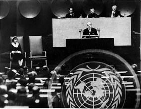 King Paul at the general meeting of United Nations