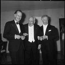 Martin Frank, Ernest Ansermet, Arthur Rubinstein, 1958