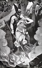 Odin and Brunhild