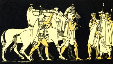 Odysseus Takes Rhesus' Horses