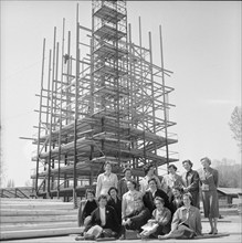 Vlnr hinten (back row from left to right): Held, Scholly, Abegg, Lanners, Rufer, Reimmann; Mitte