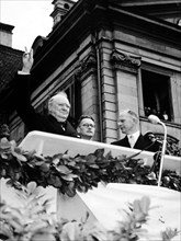 Winston Churchill in Zurich 1946.