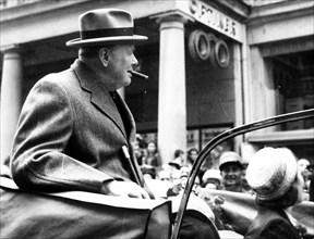 Winston Churchill in Zurich 1946.