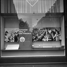 Shop window Ringier publisher: Swiss victory at the ""International Science Fair"", 1967.