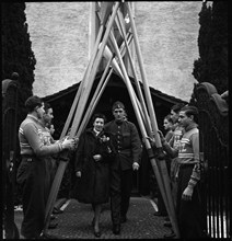 Soldiers' wedding; 1939.