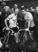 Andrv© Darrigade and Jacques Anquetil, 1959.