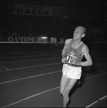 EC in Berne 1954, finals 10'000m: Emil Zatopek.