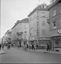 Zurich 1953: scene from the Langstrasse.