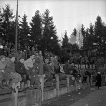 Hockey World Championship Zurich/Basle 1953, spectators.