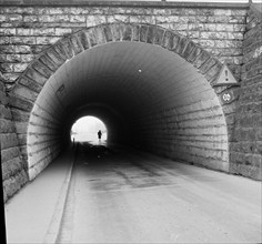 Tunnel Gubelstrasse Zug 1957.