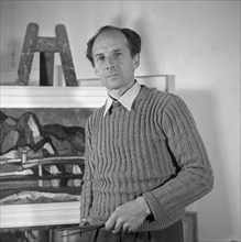 Painter Alfred Sidler, Lucerne ca. 1955.