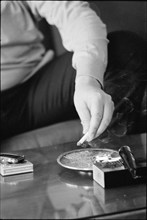 Hands of Mikis Theodorakis, ca. 1968.