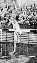 Athletics meeting Oslo, 1957: Walter Hoffmann.