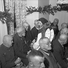 Christmas party, old peoples home Herrliberg 1952.