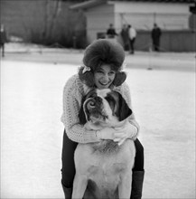 Sheila in Gstaad 1964.