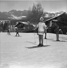 Sheila in Crans Montana 1964.