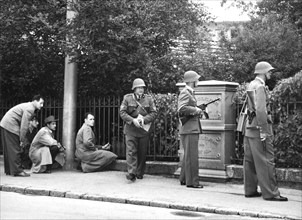 Armed attack on hungarian embassy Berne, committed by two hungarian refugees 1958.