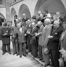 50th anniversary of the Simplon railway tunnel, tribute to veteran construction workers in Brigue