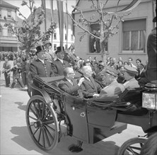 50th anniversary of the Simplon railway tunnel, celebration in Brigue 1956.