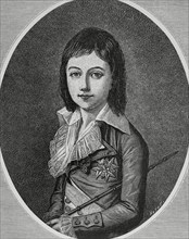 Louis XVII (Louis Charles) (1785-1795). Claimant King of France. He died at the age of ten in the