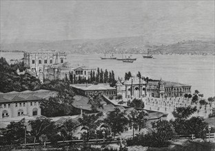 History of Turkey. Constantinople. Dolmabahce Palace. Built between 1843 and 1856 by order of