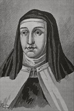 Saint Teresa of Jesus (Teresa of Avila) (1515-1582). Spanish nun, founder of the Order of Discalced