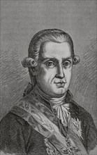 Jose Monino y Redondo, 1st Count of Floridablanca (1728-1808). Spanish statesman. Secretary of