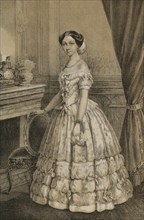 Marie of Saxe-Altenburg (1818-1907). Queen consort of Hanover by her marriage in 1843 to King