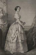 Adelheid-Marie of Anhalt-Dessau (1833-1916). Duchess consort of Nassau (1851-1866) by her marriage