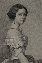 Adelheid-Marie of Anhalt-Dessau (1833-1916). Duchess consort of Nassau (1851-1866) by her marriage