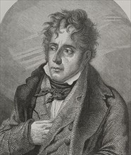 Francois-Rene, vicomte de Chateaubriand (1768-1848). French writer and diplomat. Engraving by