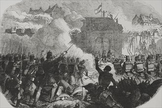 Hungarian Revolution of 1848 (15 March 1848-4 October 1849). Siege of Buda (4 to 21 May 1849).