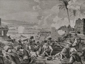 Napoleonic Wars. French Invasion of Egypt (1798-1801). Battle of Sediman or Battle of El Lahun (7