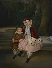 Joaquin Espalter Rull (1809-1880). Spanish painter. Manuel and Matilde Alvarez Amoros, 1853. Oil on