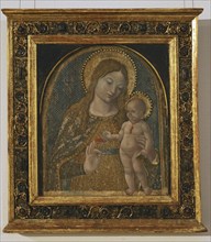 Giovanni Ambrogio Bevilacqua. Italian painter, active in Lombardy between 1481 and 1512. Madonna