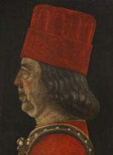 Borso d'Este (1413-1471). Duke of Ferrara, Modena and Reggio from 1450 to 1471. Portrait attributed