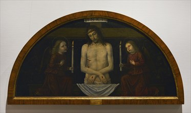 Ambrogio da Fossano, called Bergognone (1453-1523). Italian Renaissance painter. Pieta of Christ