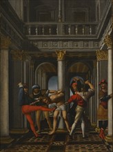 Flagellation, 1515-1520. Painting attributed to one of the collaborators of the circle of Bernardo